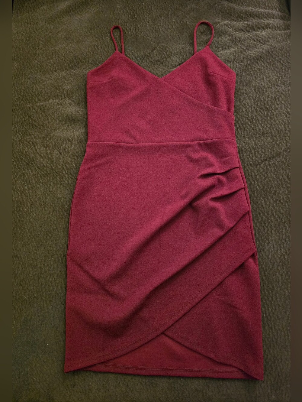 Women's Burgundy Cocktail Dress
